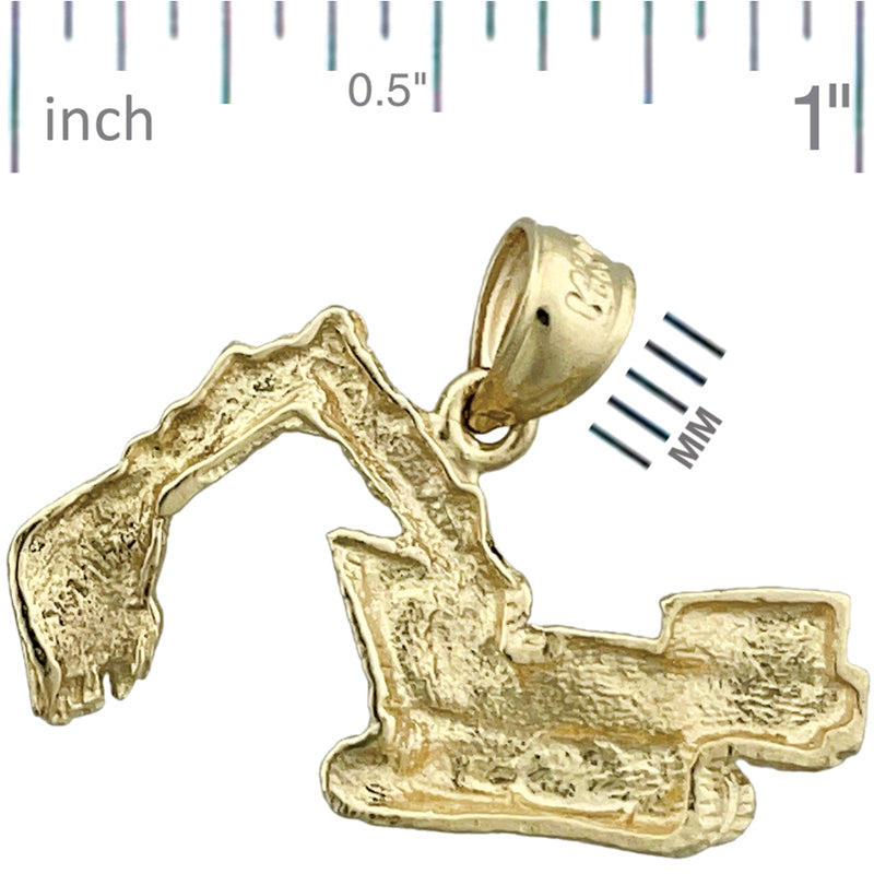 585 Gold Bagger-Anhänger