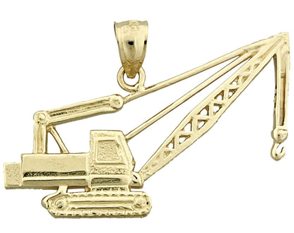 Kranich-Anhänger aus 14K Gold