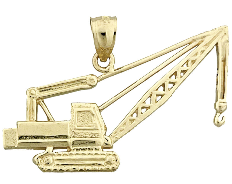 Kranich-Anhänger aus 14K Gold