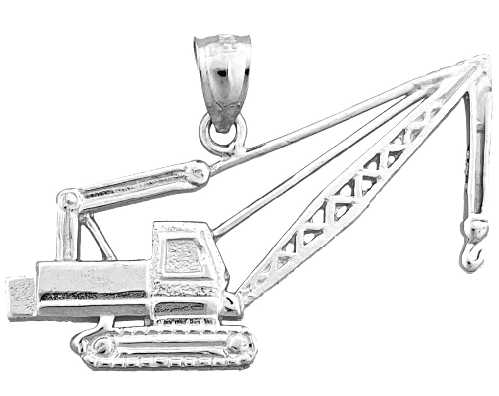 Kranich-Anhänger aus 14K Gold