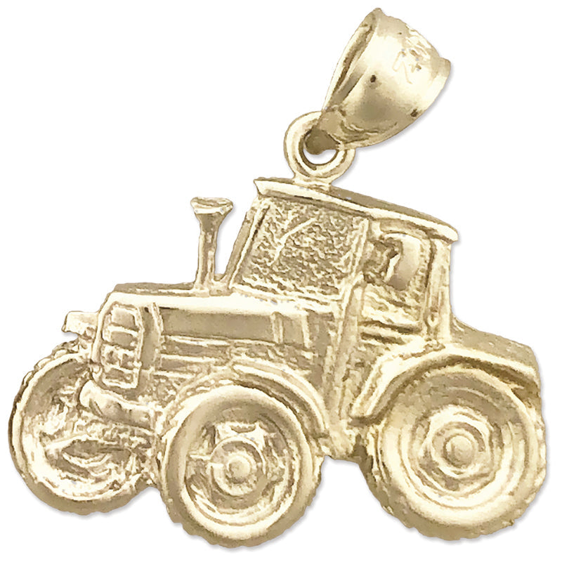 14K Gold Traktor-Anhänger