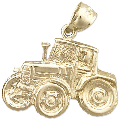 14K Gold Traktor-Anhänger