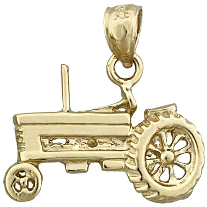 14K Gold Tractor Charm** → **14K Gold Traktor-Charm