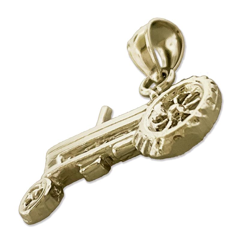 14K Gold Tractor Charm** → **14K Gold Traktor-Charm