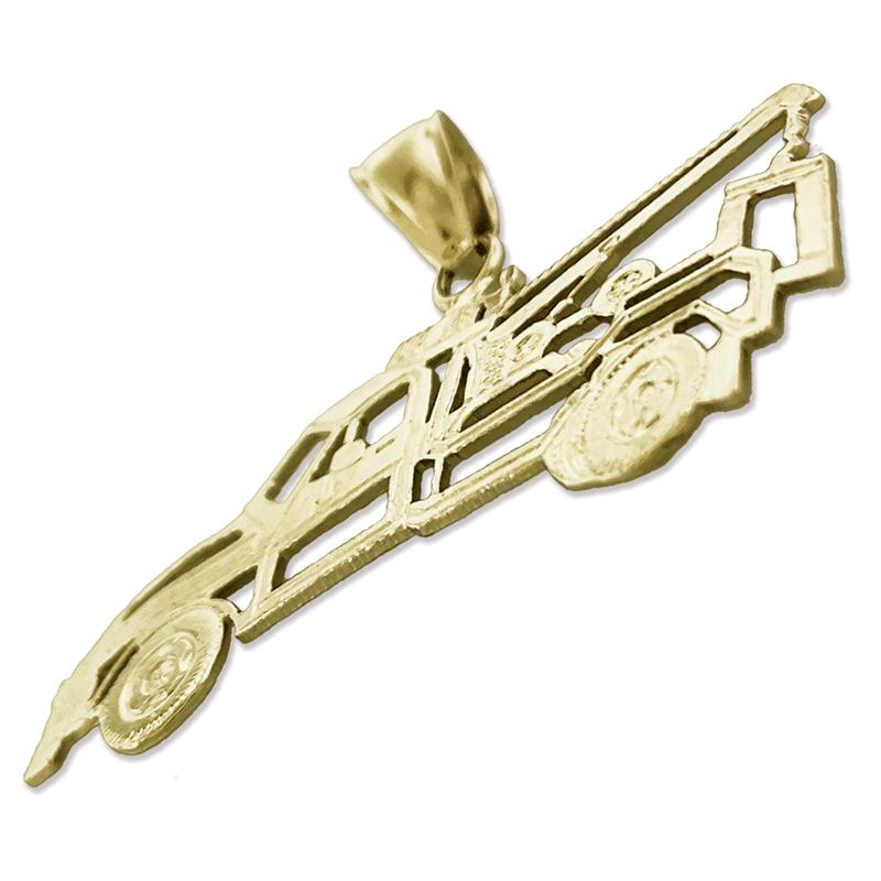 14K Gold Umrandeter Abschleppwagen-Anhänger