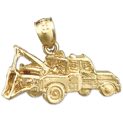 585 Gold Abschleppwagen-Charm