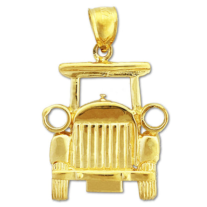 14K Gold Ford Model T Auto-Anhänger