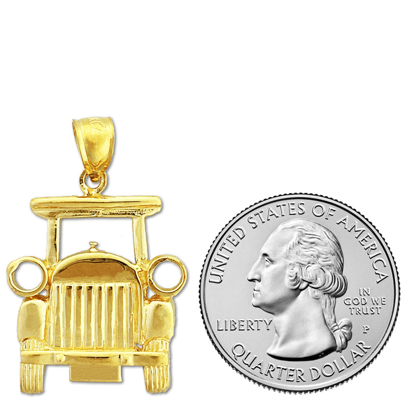 14K Gold Ford Model T Auto-Anhänger