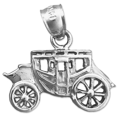 14K Gold Stagecoach-Charm