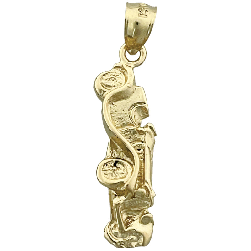 14K Gold Cabrio-Charm
