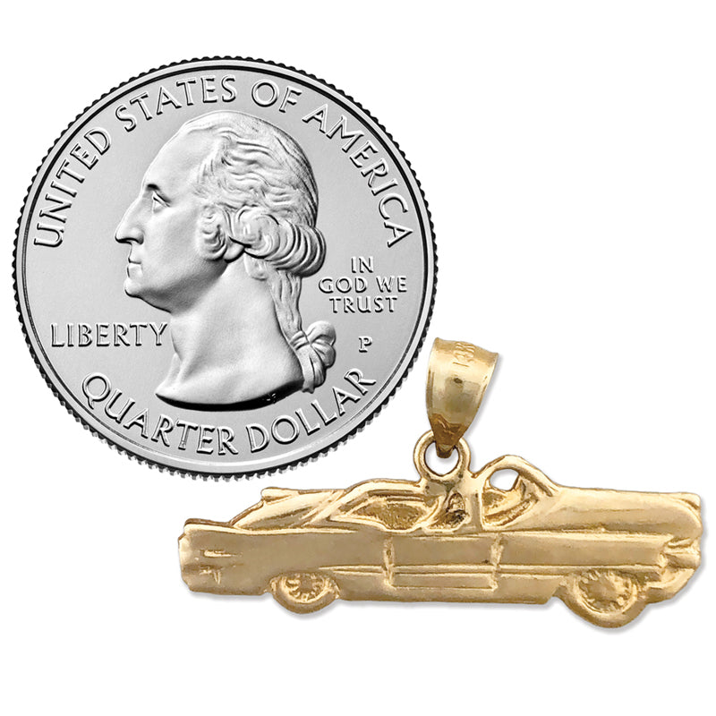 585 Gold Anhänger Klassisches Cabriolet