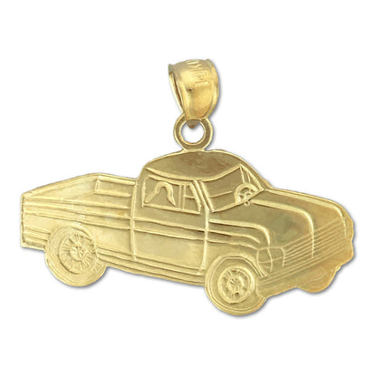 14K Gold Anhänger Pickup-Truck