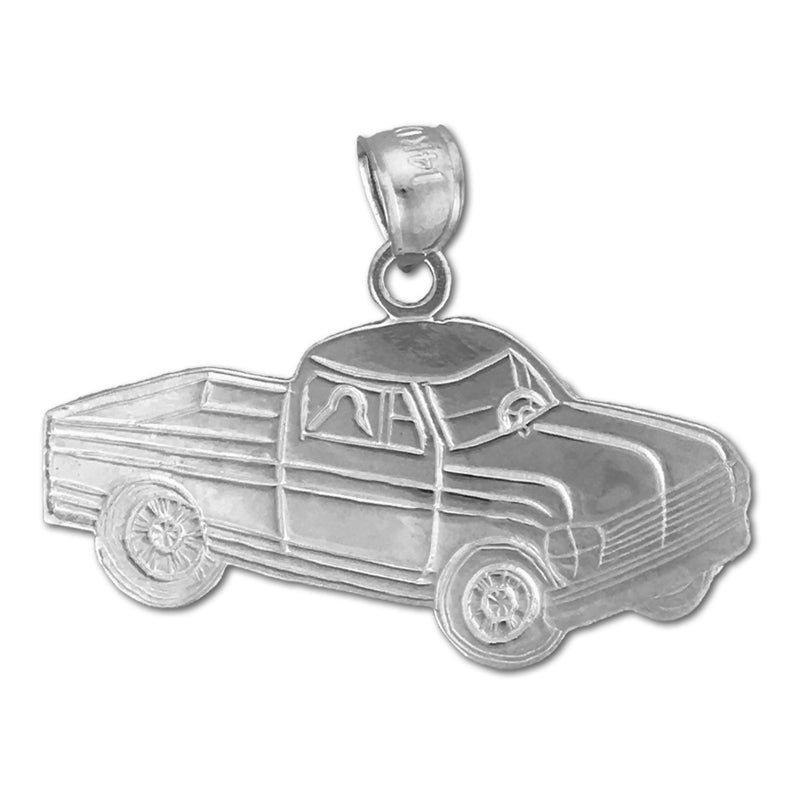 14K Gold Anhänger Pickup-Truck