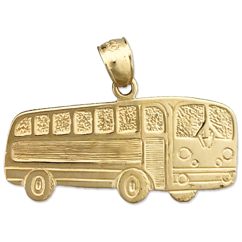 14K Gold Bus-Anhänger