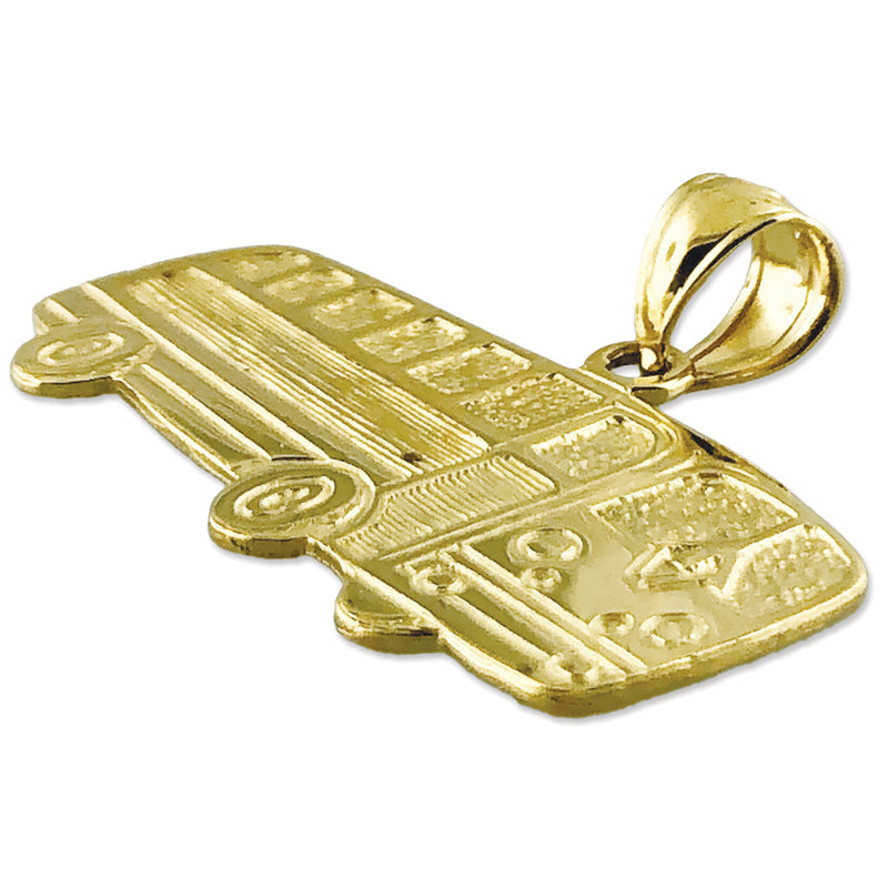 14K Gold Bus-Anhänger