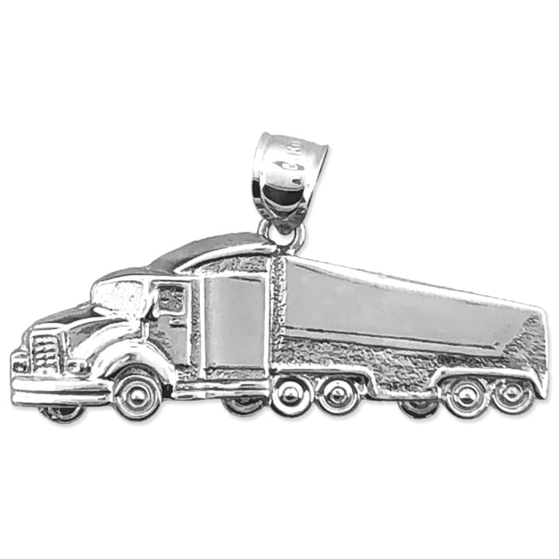14K Gold Anhänger „18-Rad-Lastwagen