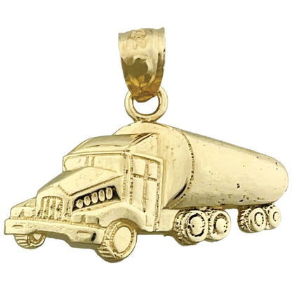 14K Gold Tank-Lastwagen-Anhänger