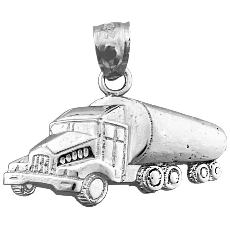 14K Gold Tank-Lastwagen-Anhänger