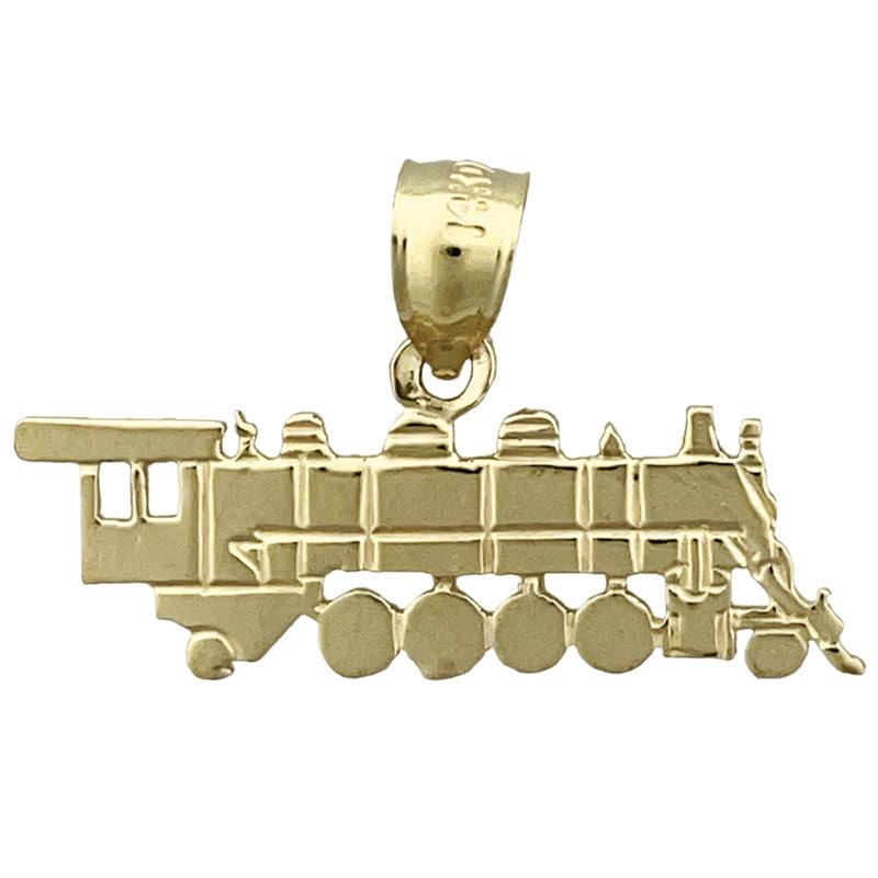 14K Gold Lokomotive-Zug-Charm