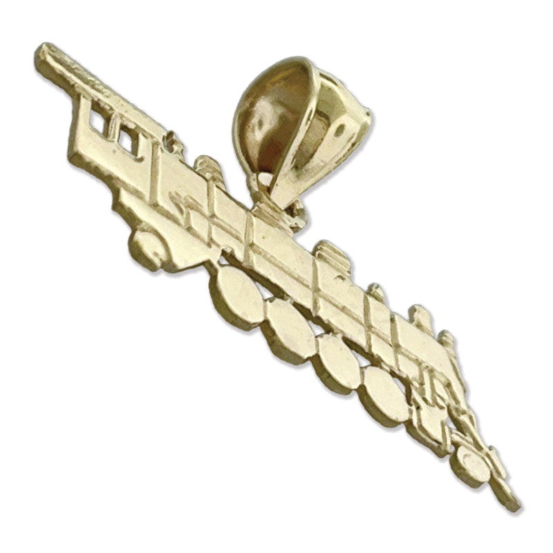 14K Gold Lokomotive-Zug-Charm