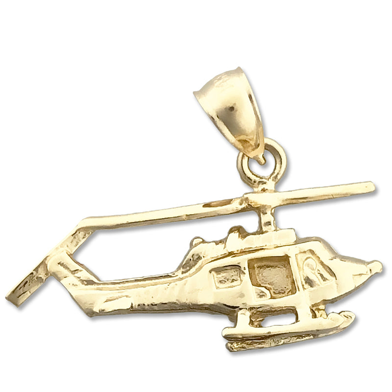 14K Gold Anhänger „Bell Helikopter“