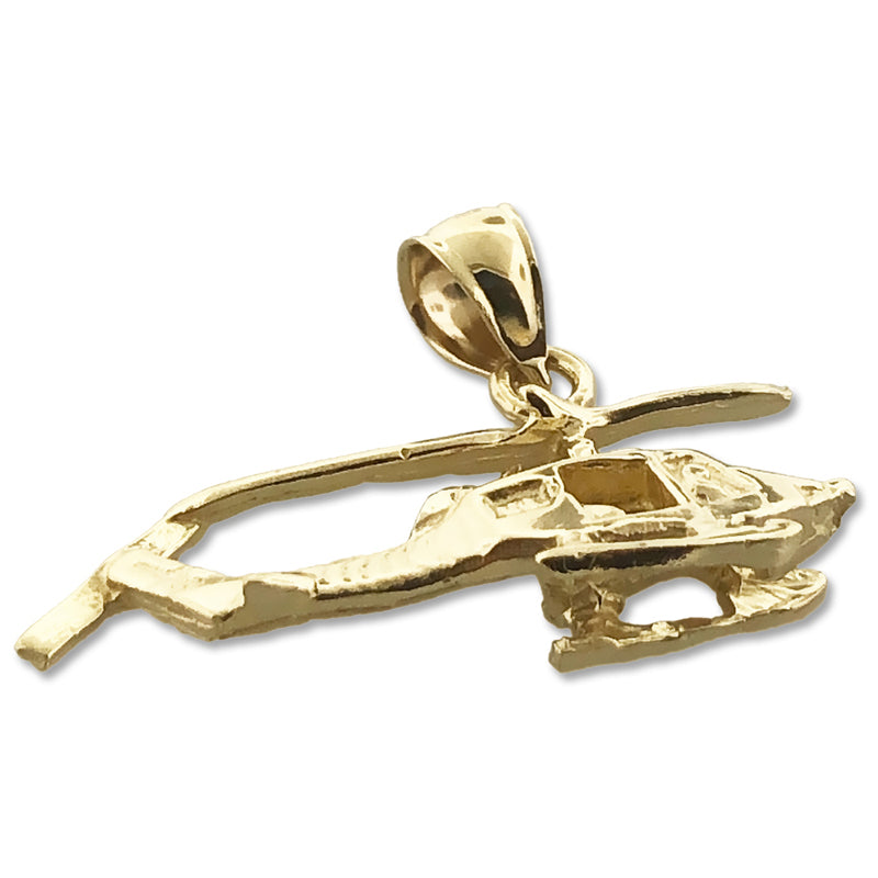 14K Gold Anhänger „Bell Helikopter“