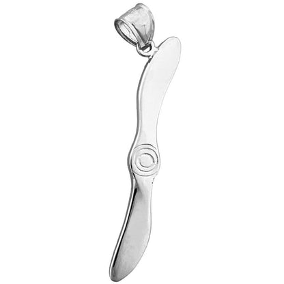 14K Gold Propeller-Anhänger mit Jet