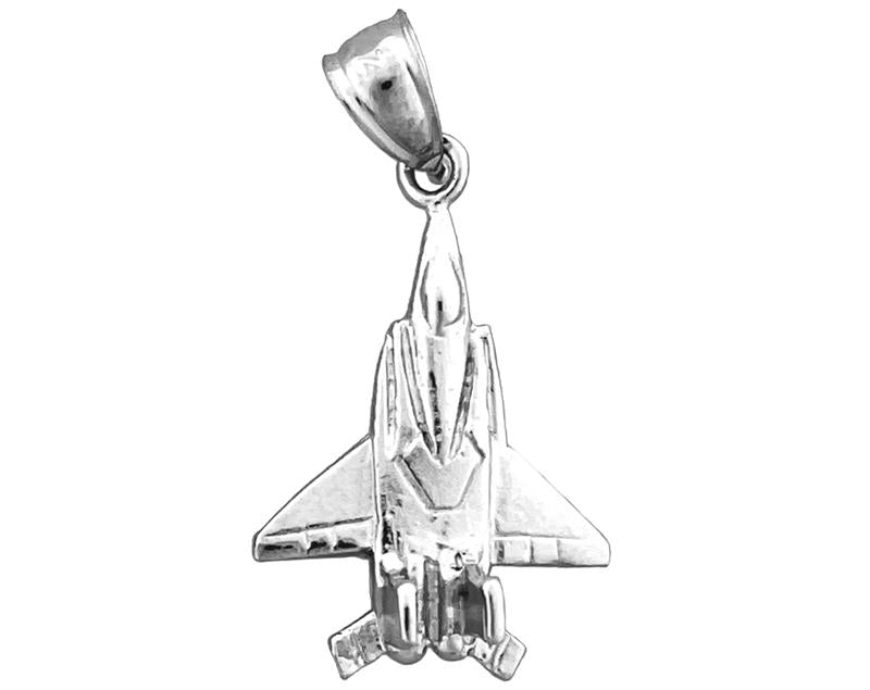 14K Gold F-15 Flugzeug-Charm