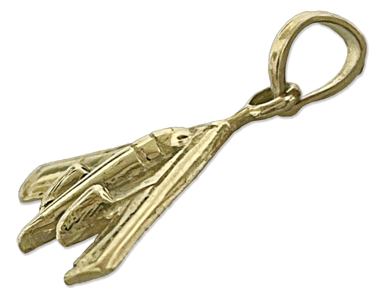 14K Gold B-2 Spirit Stealth-Flugzeug-Charm