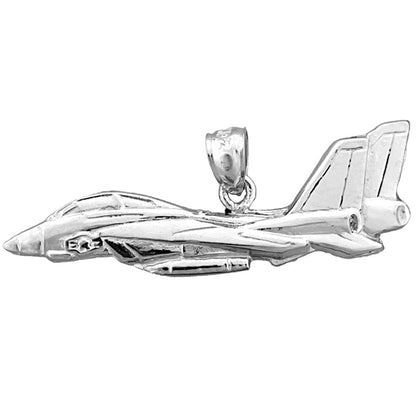14K Gold F14A Tomcat Kampfjet-Anhänger