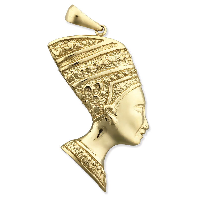 14K Gold Nefertiti-Anhänger
