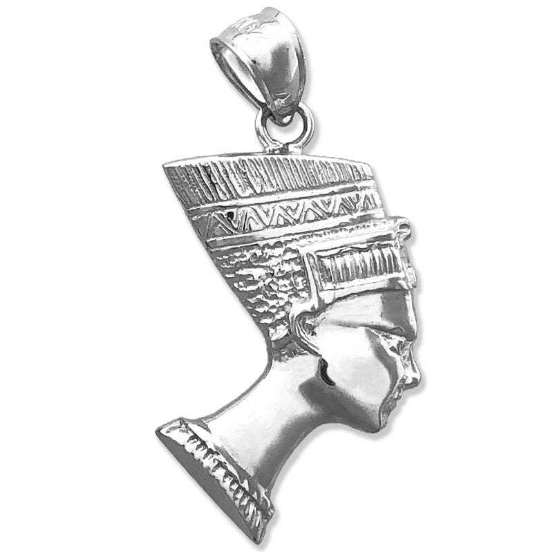 14K Gold Charm "Ägyptische Königin Nofretete