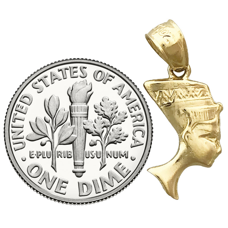 14K Gold Charm Königin Nofretete von Ägypten