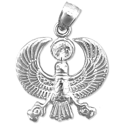 14K Gold Skarabäus-Anhänger mit ägyptischem Falken