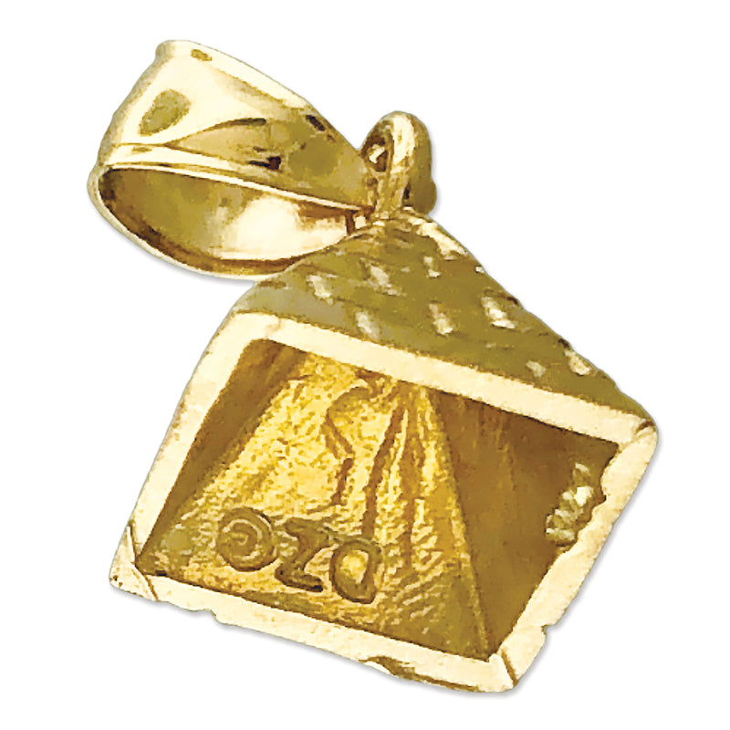 Charm „3D-Ägyptische Pyramide" aus 14K Gold