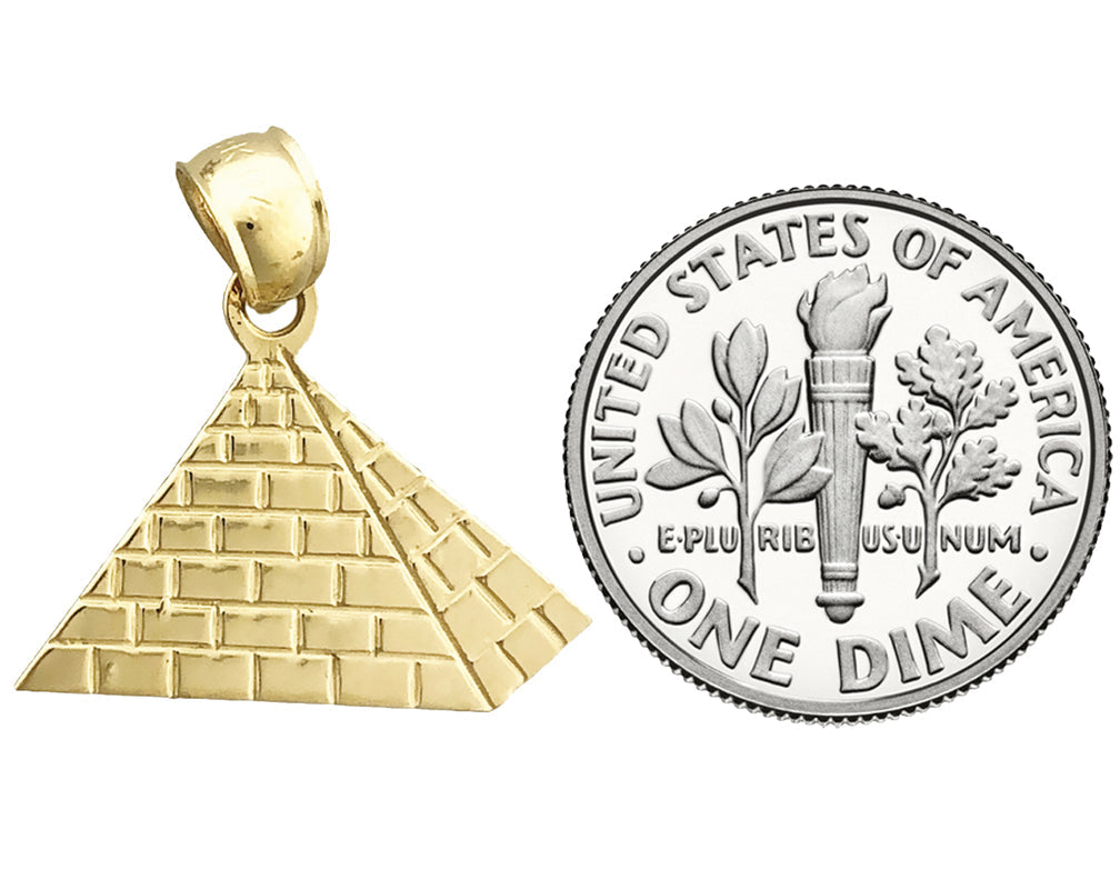 14K Gold Ägyptische Pyramide Charm