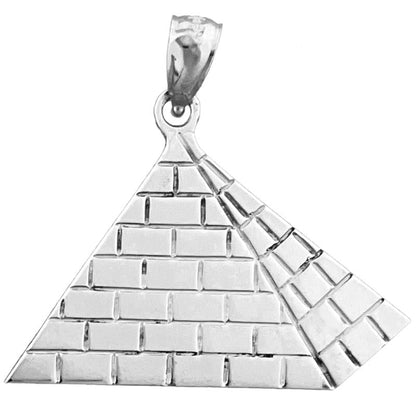 14K Gold 30MM Ägyptischer Pyramiden-Anhänger