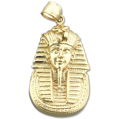 14K Gold Anhänger Ägyptischer Pharao König Tutanchamun