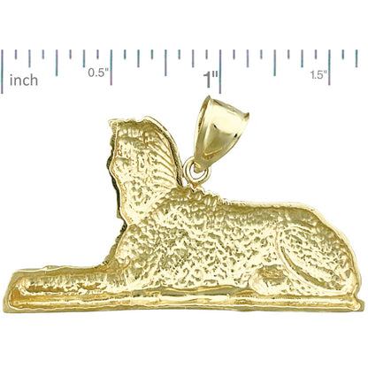 14K Gold Anhänger Große Sphinx von Gizeh