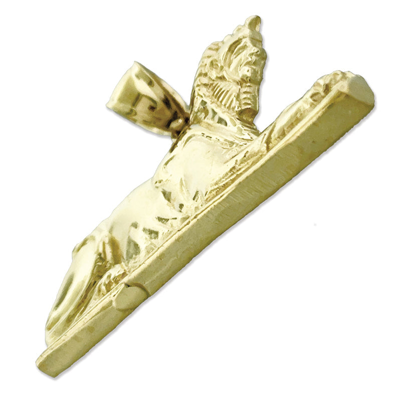 14K Gold Anhänger Große Sphinx von Gizeh