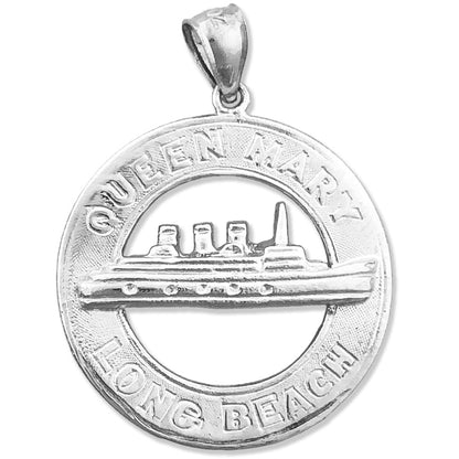 14K Gold Anhänger "Queen Mary Long Beach