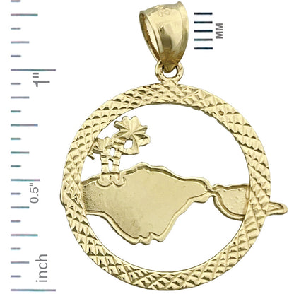 Anhänger „Catalina Island" aus 14K Gold