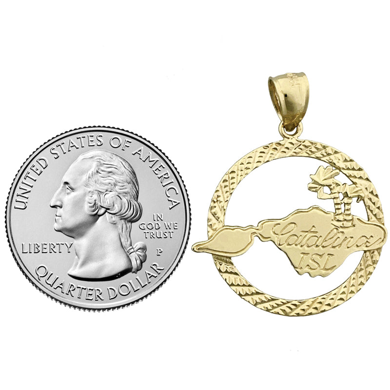 Anhänger „Catalina Island" aus 14K Gold