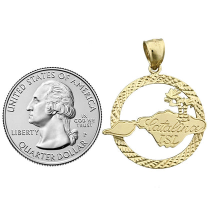 Anhänger „Catalina Island" aus 14K Gold