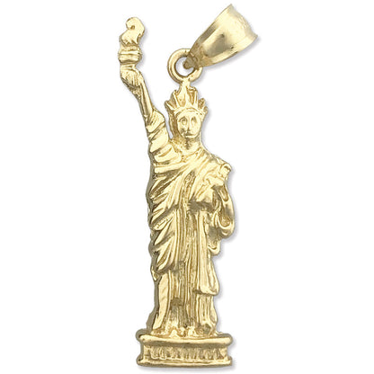 14K Gold Freiheitsstatue-Anhänger New York