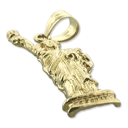 14K Gold Freiheitsstatue-Anhänger New York