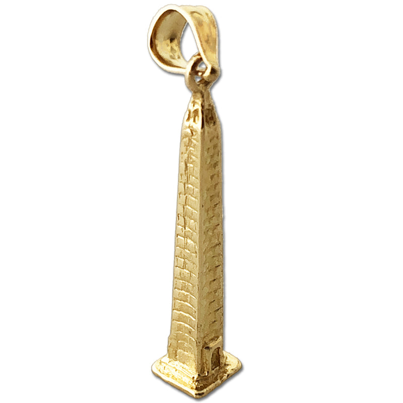 14K Gold 3D Washington-Monument-Anhänger