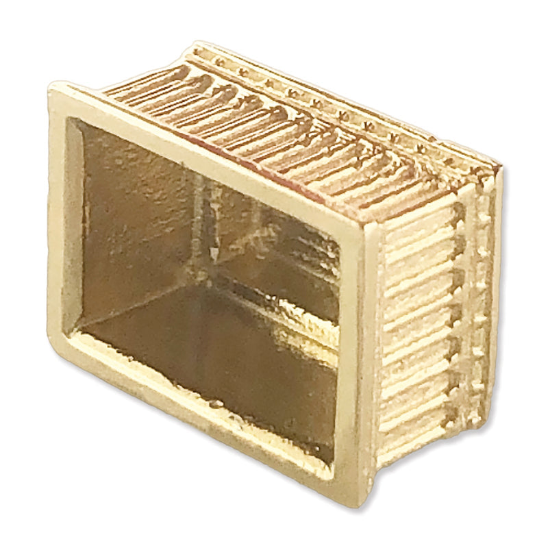 14K Gold Lincoln Memorial Charm Washington DC 3D