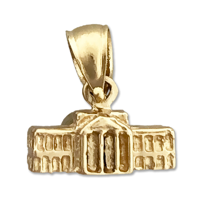 585 Gold 3D-Weißes-Haus-Washington-DC-Charm