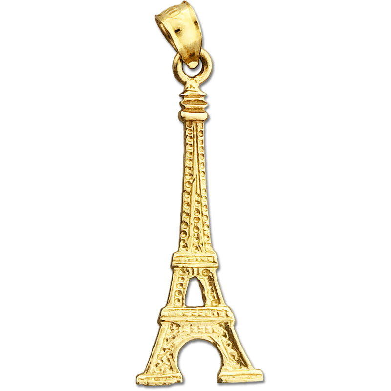 585 Gold Eiffelturm-Anhänger
